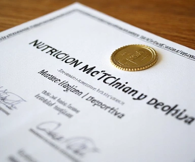 Certificado de Máster en Nutrición Clínica y Deportiva