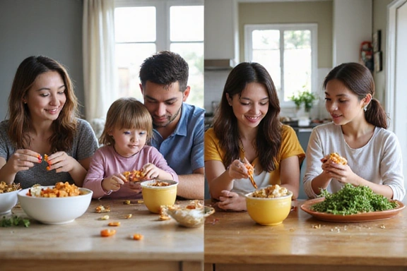 Familia antes y después